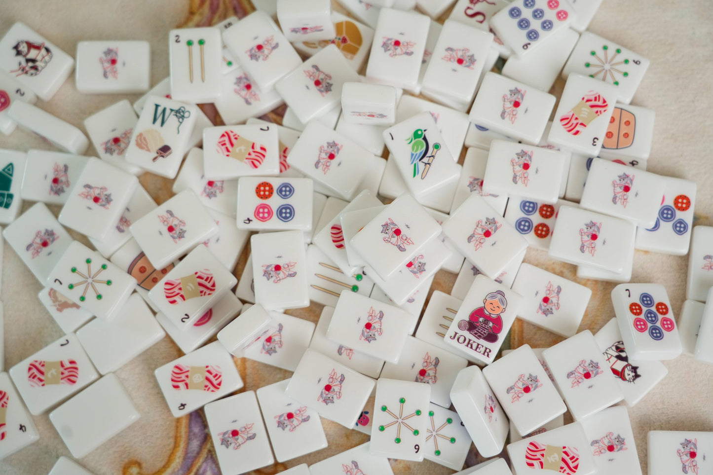 🐾Cozy Nest Cat-Themed Travel Mahjong Set