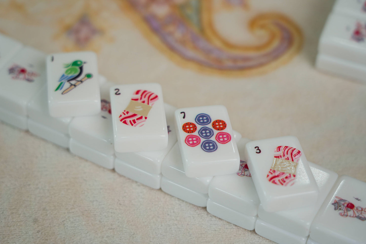 🐾Cozy Nest Cat-Themed Travel Mahjong Set