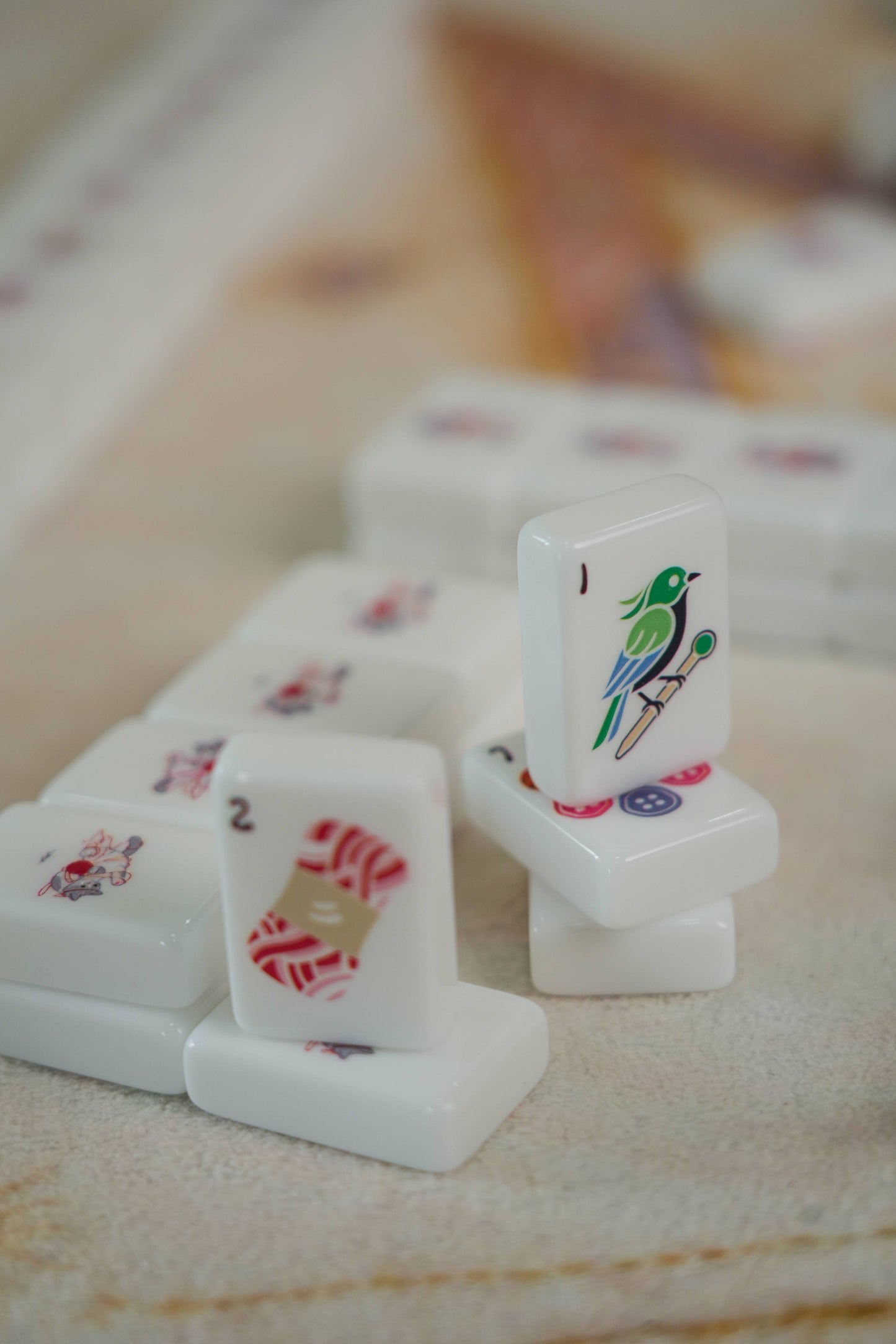 🐾Cozy Nest Cat-Themed Travel Mahjong Set