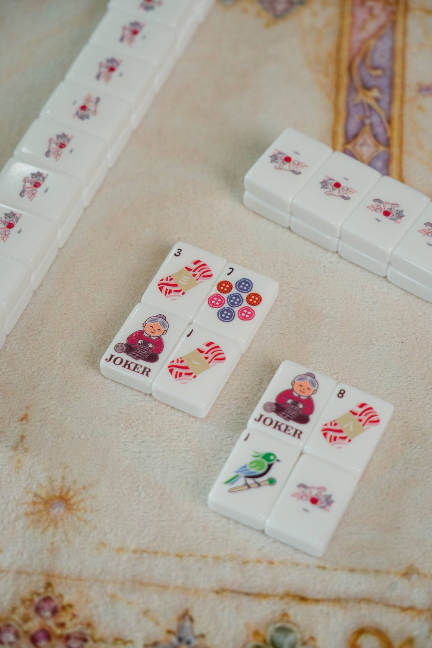 🐾Cozy Nest Cat-Themed Travel Mahjong Set