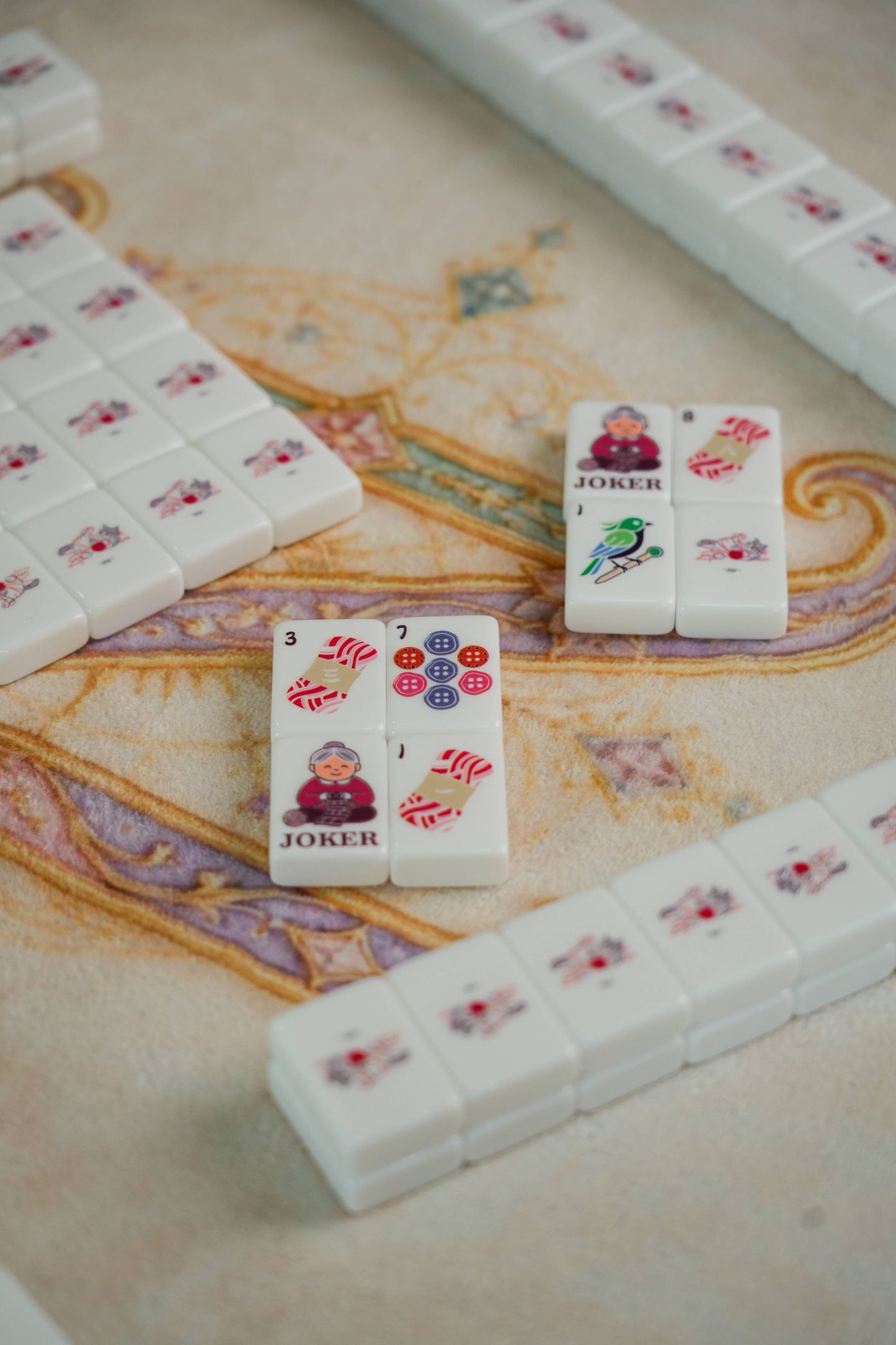 🐾Cozy Nest Cat-Themed Travel Mahjong Set