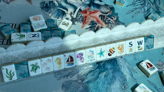 🧜 Little Mermaid Blue Ocean Mystical Mahjong Set